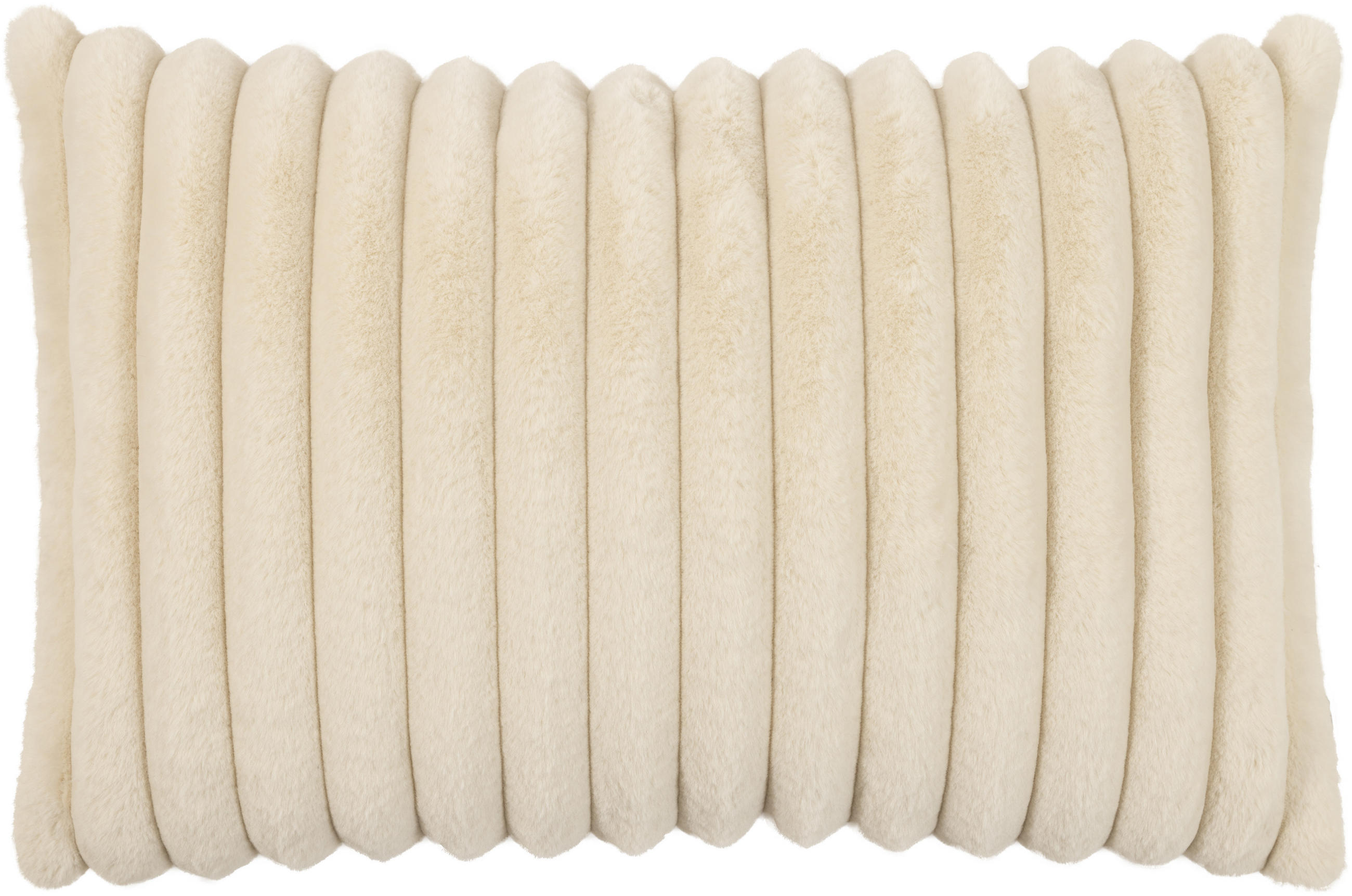 KISSENHÜLLE Raya Streifen Look natur - Creme, Textil (40/60cm) - Magma Heimtexx