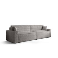 DOPPELSOFA Mira mit Schlaffunktion - Hellgrau, Textil (292/90/85cm) - SIMKAM Furniture