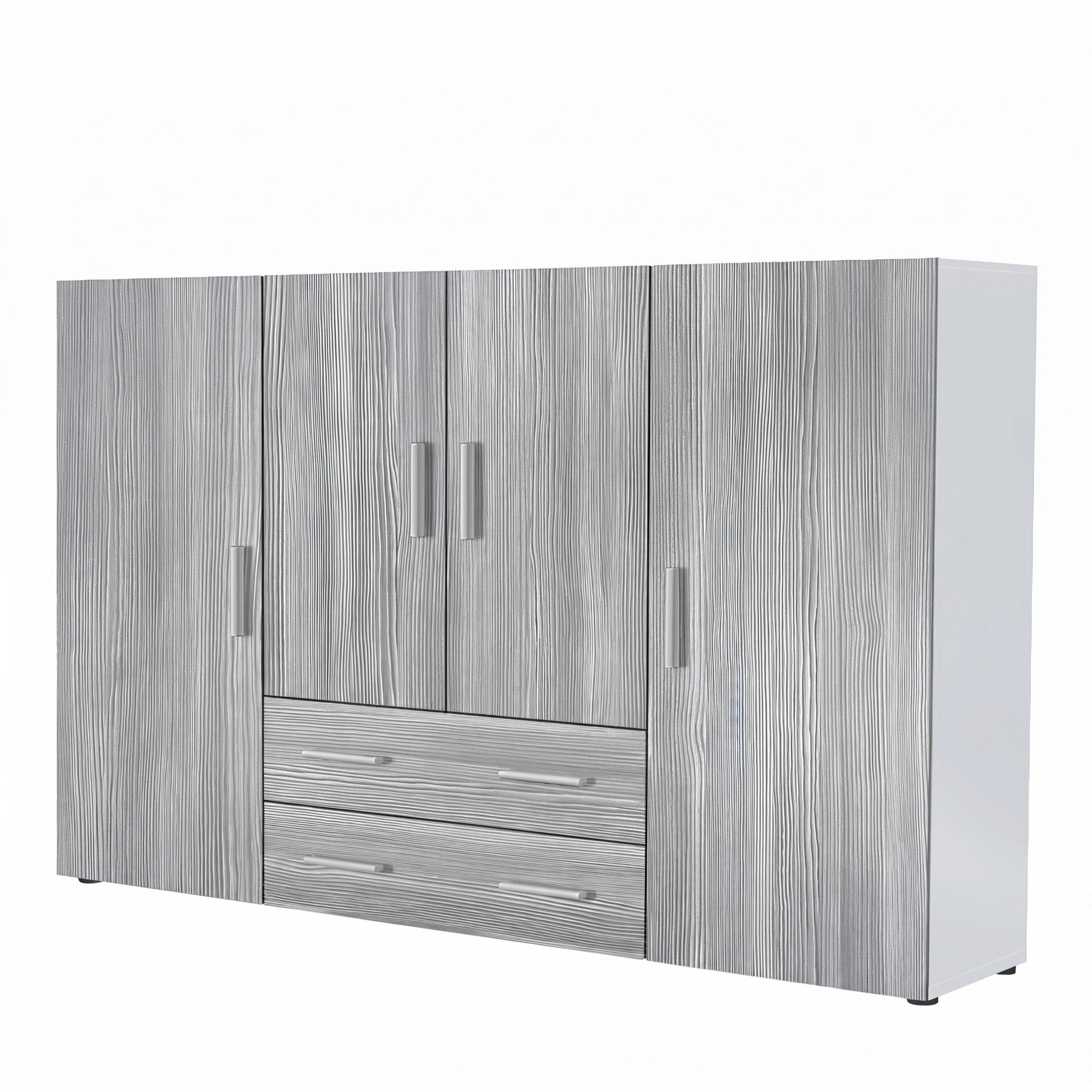 HIGHBOARD Nora Front in Avola-Anthrazit - Anthrazit, Holzwerkstoff (166/106/35cm) - Vladon
