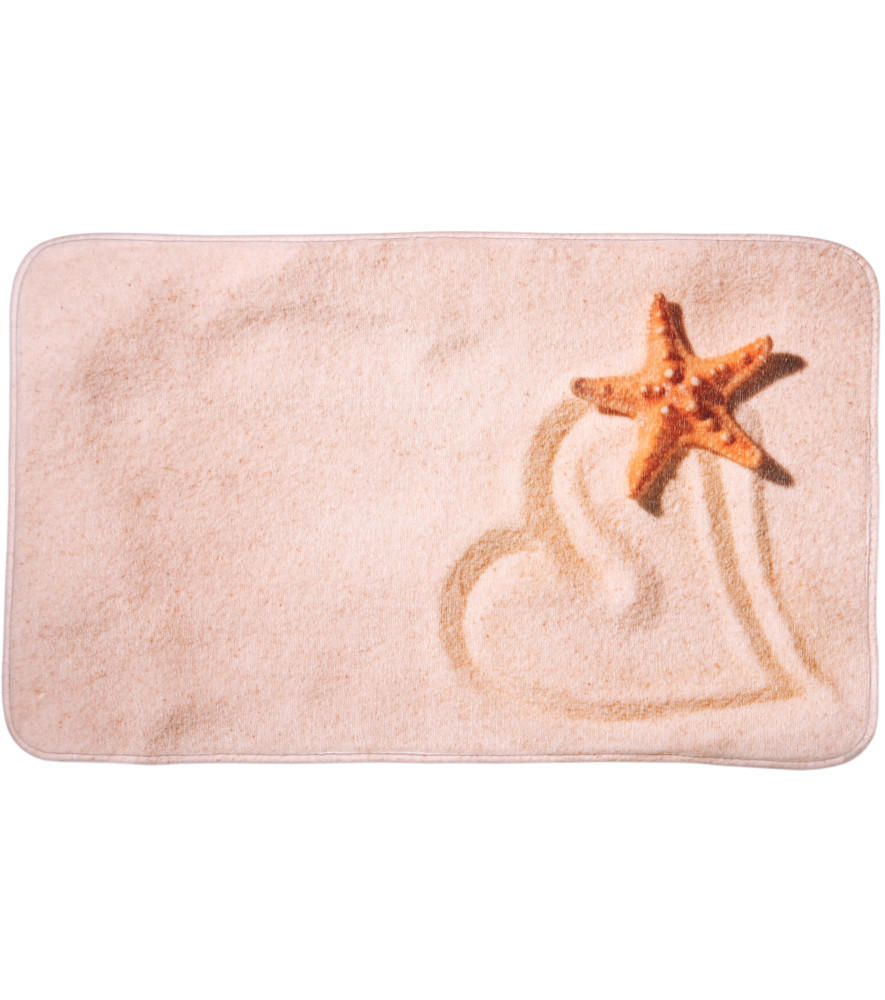 BADTEPPICH Sandy 50 x 80 cm - Braun, Textil (50/80cm) - Sanilo