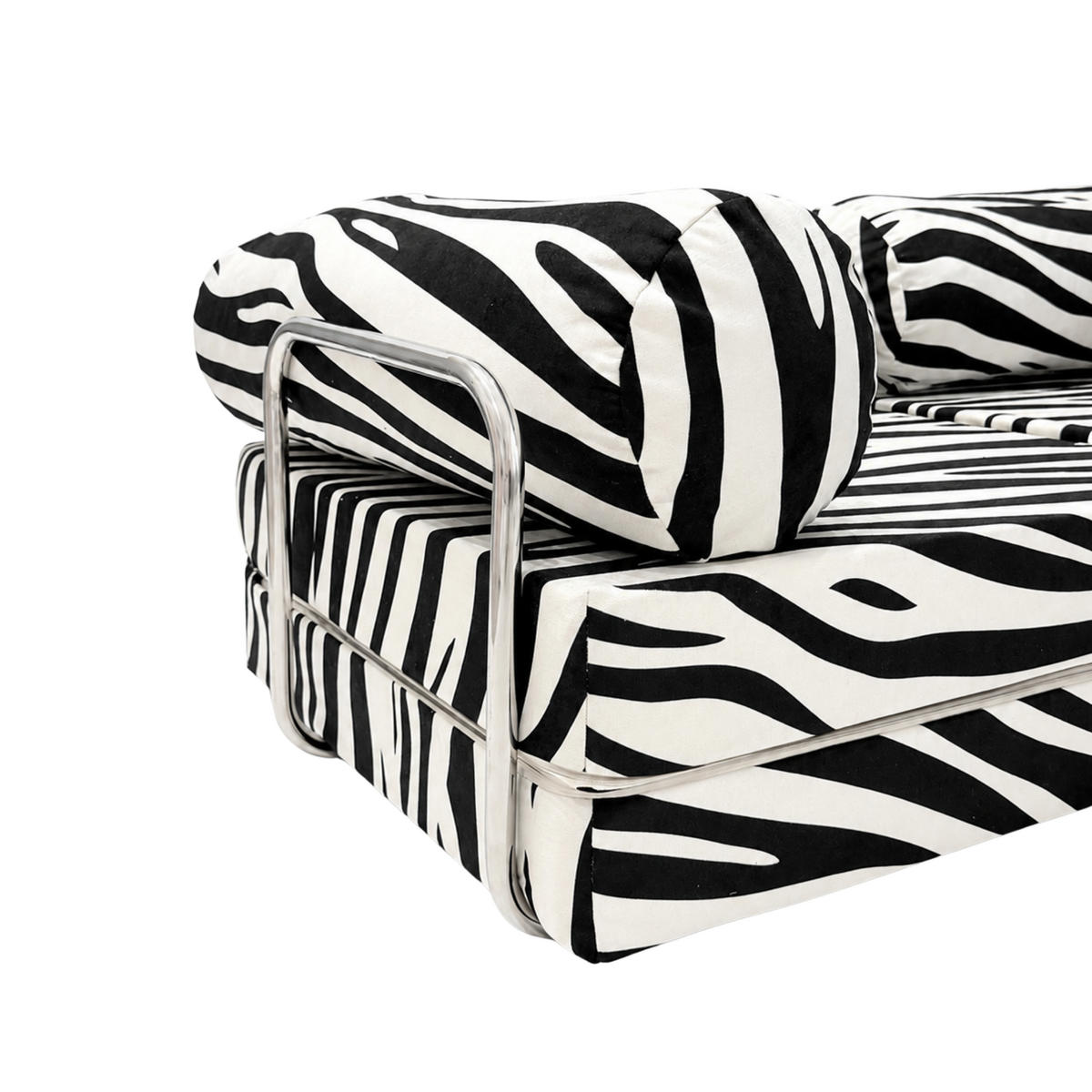 MODULARES Kindersofa Zebra – weiches Spielsofa zum Spielen und Entspannen - Weiß, Textil (142/25/71cm) - Bees & Blooms