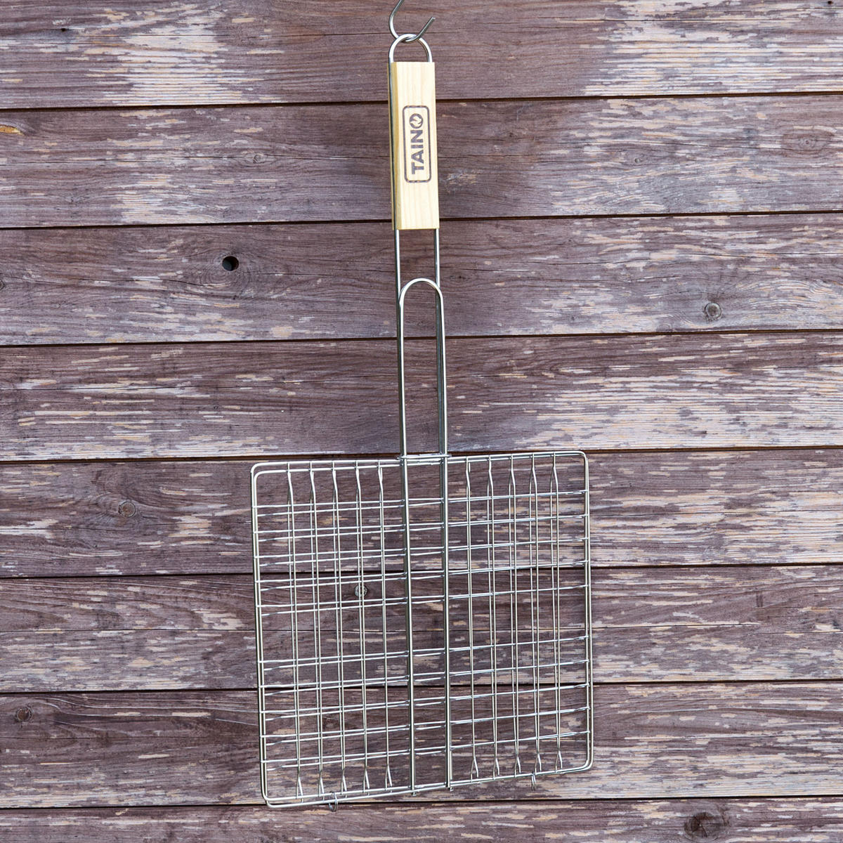 GRILLKORB Bräter - Silberfarben, Metall (55/2/27.5cm) - TAINO