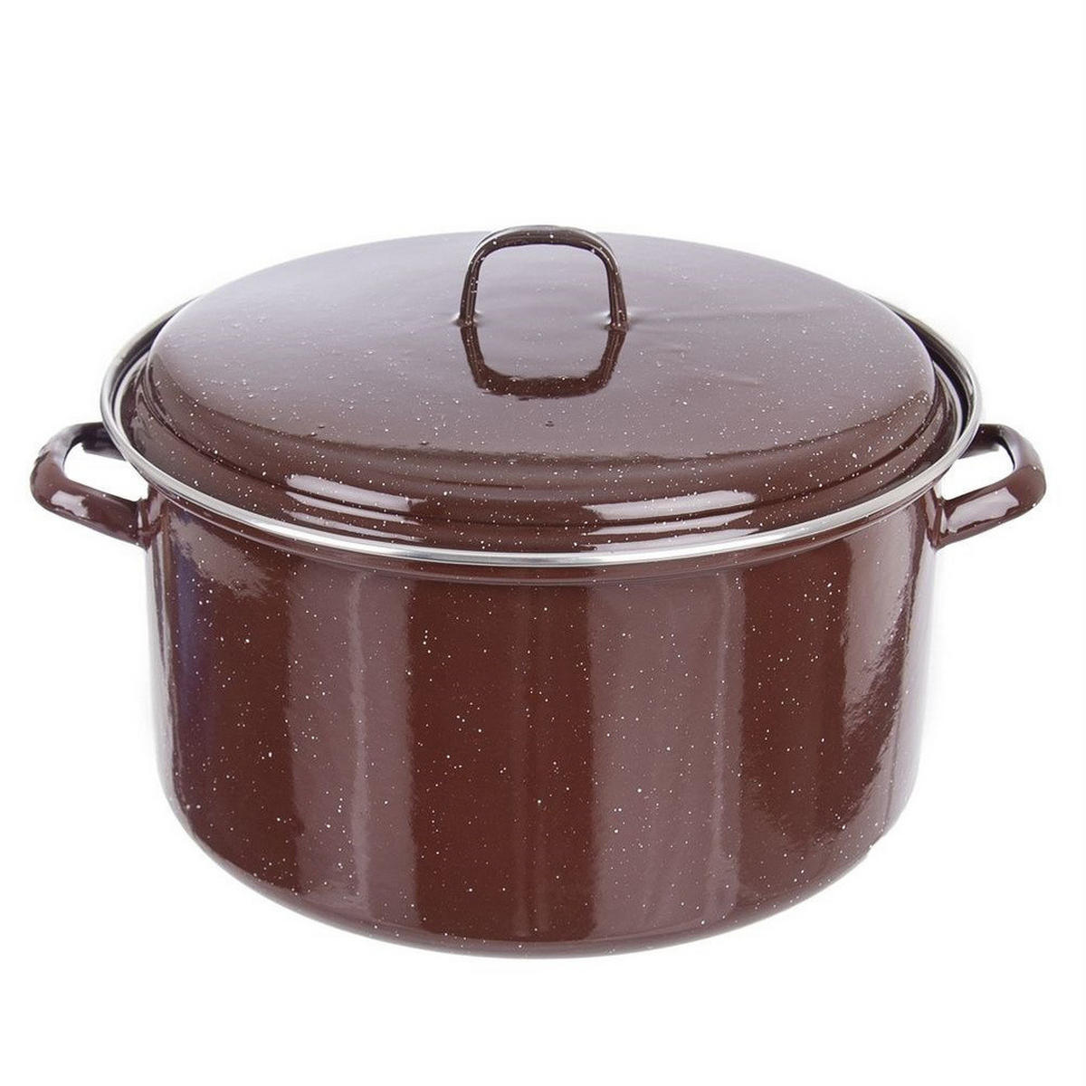 EMAILLEDECKEL Brown braun - Braun, Metall (33/33/4cm) - Orion 