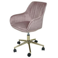BÜROSTUHL MIT ARMLEHNE Altrosa - Altrosa, Textil (58/87/58cm) - MCW