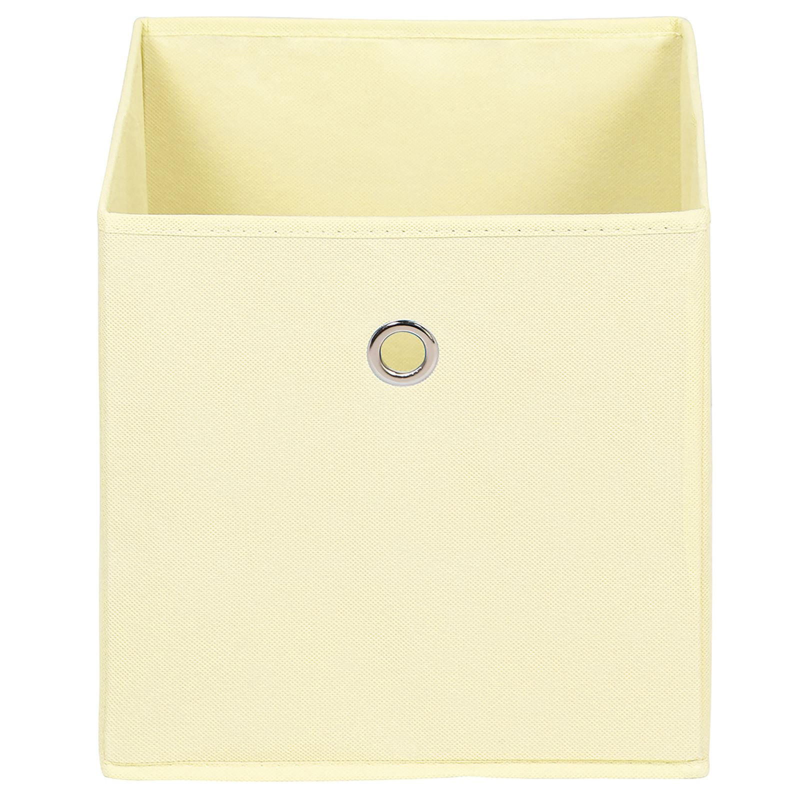 FALTBOX ELA 2ER-SET - Beige, Textil (27/27/27cm) - IDIMEX