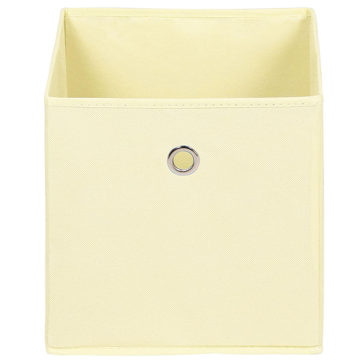 FALTBOX ELA 2ER-SET - Beige, Textil (27/27/27cm) - IDIMEX
