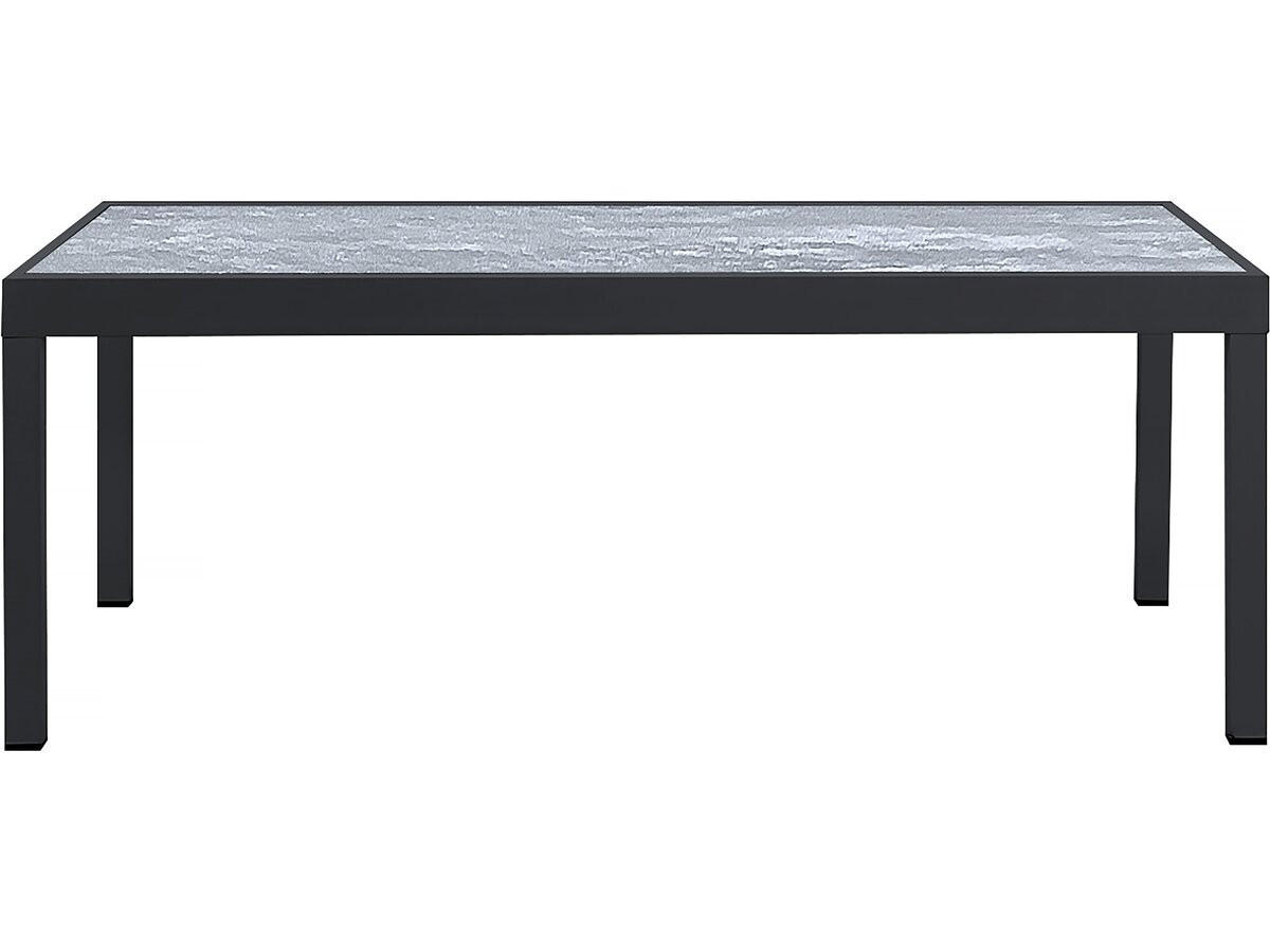 GARTEN-ESSMÖBELENSEMBLE lagos - Taupe, Metall - Habitat Garten