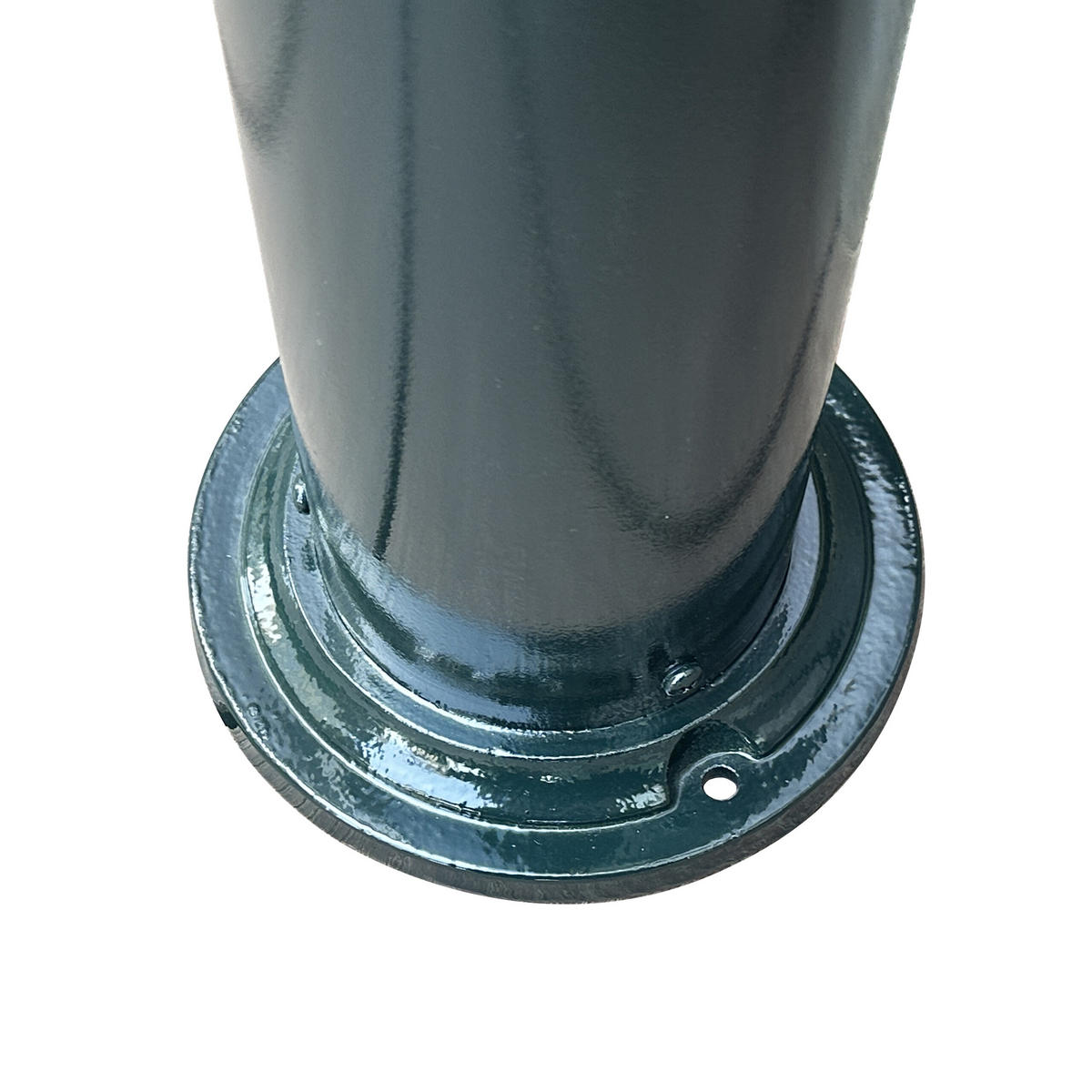 WASSERZAPFSÄULE Grün Garten Antik Aluminium - Grün, Metall (17/17/91cm) - Relaxdays