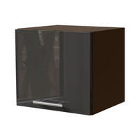 KLAPPHÄNGESCHRANK Essen W4B/40 Graphit Hochglanz / Lava Matt 40 / 32,5 / 36cm - Dunkelgrau/Graphitfarben, Holz/Holzwerkstoff (40/36/32.5cm) - Feldmann-Wohnen