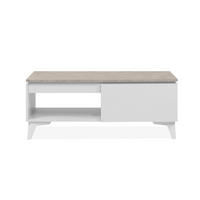 COUCHTISCH Bertrix 55/100/40 cm - Weiß, Holzwerkstoff (55/100/40cm) - Finori GmbH