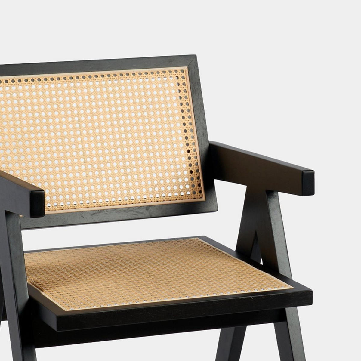 ESSZIMMERSTUHL Nelha Schwarz 51 cm x 80 cm - Schwarz, Holz (51/80/54cm)