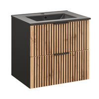 WASCHTISCH Xanten-56 - Braun, Holzwerkstoff (60/60/46cm) - Lomado