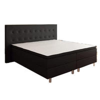 BOXBETT Neo First Class Bett Polsterbett - Schwarz, Holz/Holzwerkstoff (140/200cm) - Best For Home