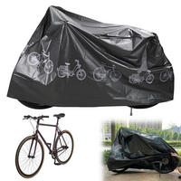 FAHRRADABDECKUNG Wasserdicht 200 x 110 cm - Schwarz, Kunststoff (110/1/200cm)