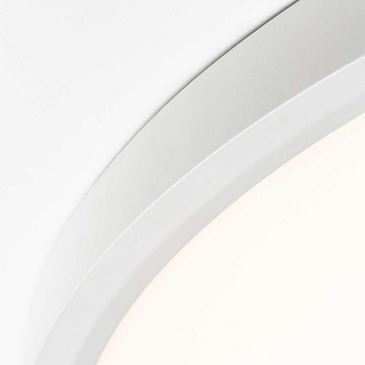 AUFBAULEUCHTE LANA 60 weiß Kunststoff 50 W - Weiß, Kunststoff (60/60/2.5cm)