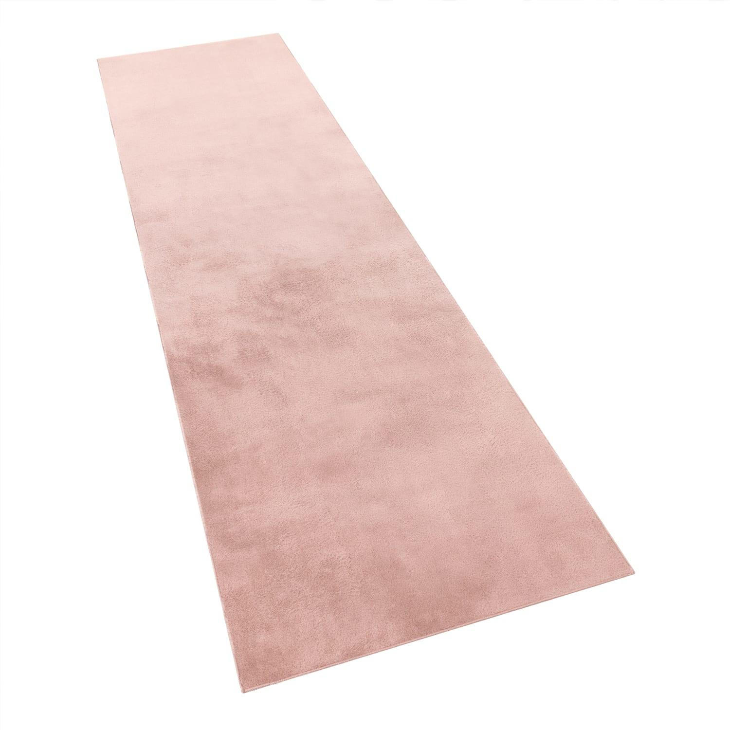 HOCHFLORTEPPICH 80/300 SOFT 380 - Pink, Kunststoff (80/300cm) - Paco Home