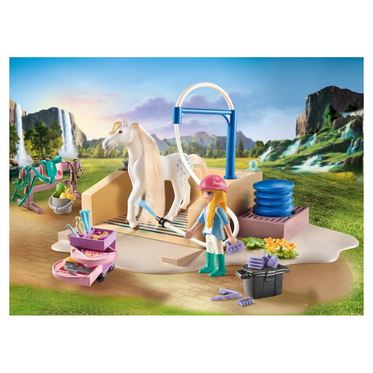 SPIELSET Isabella - Blau, Kunststoff (8/28/39cm) - Playmobil
