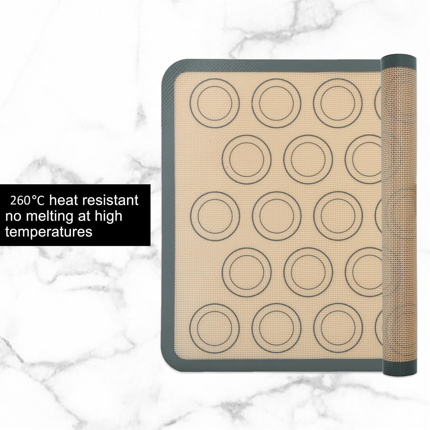 Thumbnail - Intirilife Backmatten, Grau, Kunststoff, 29.5x42 cm, antihaftbeschichtet, Backen, Backformen