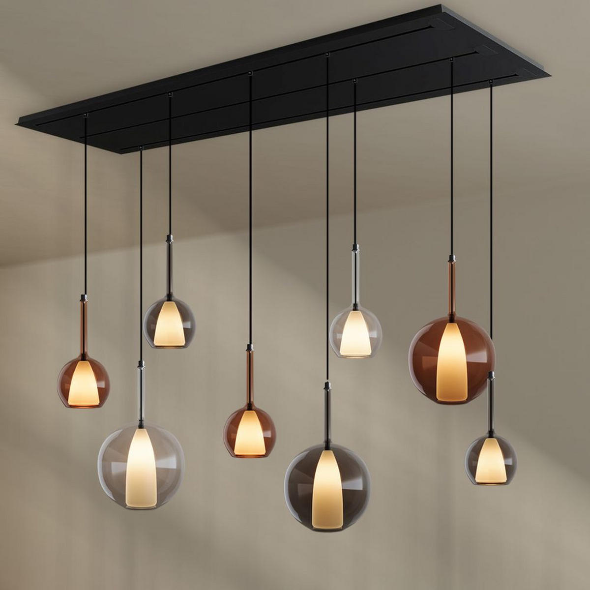 HÄNGELEUCHTE Belluna Klar Ø 24cm - Klar, Glas (24/24/45cm) - s.luce
