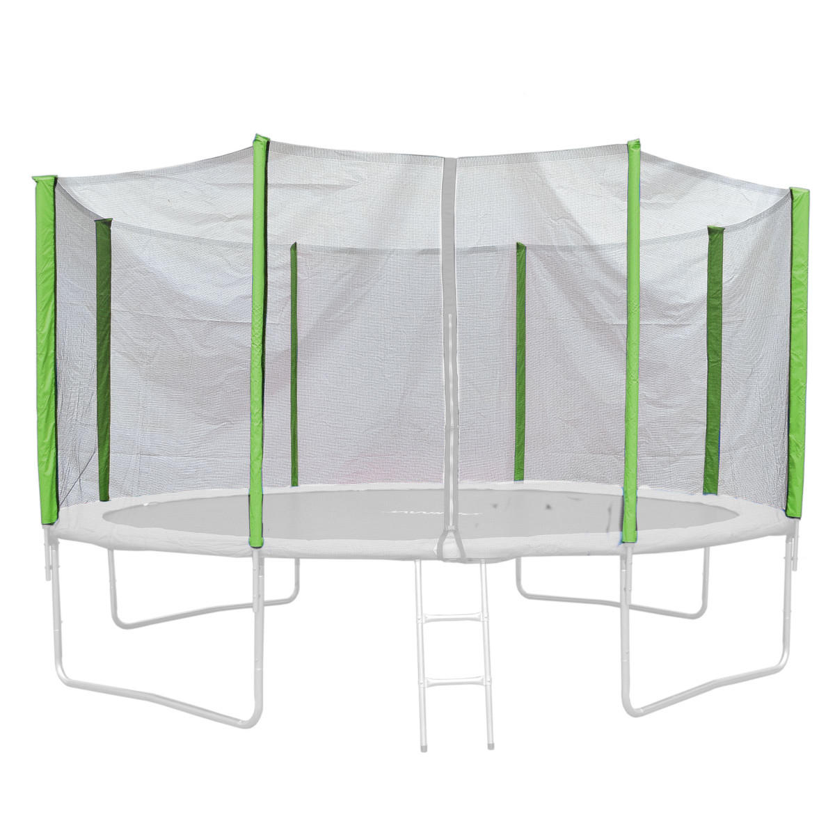 SICHERHEITSNETZ Trampolin 305 cm Grün - Grün, Kunststoff (366/366cm) - JAWINIO