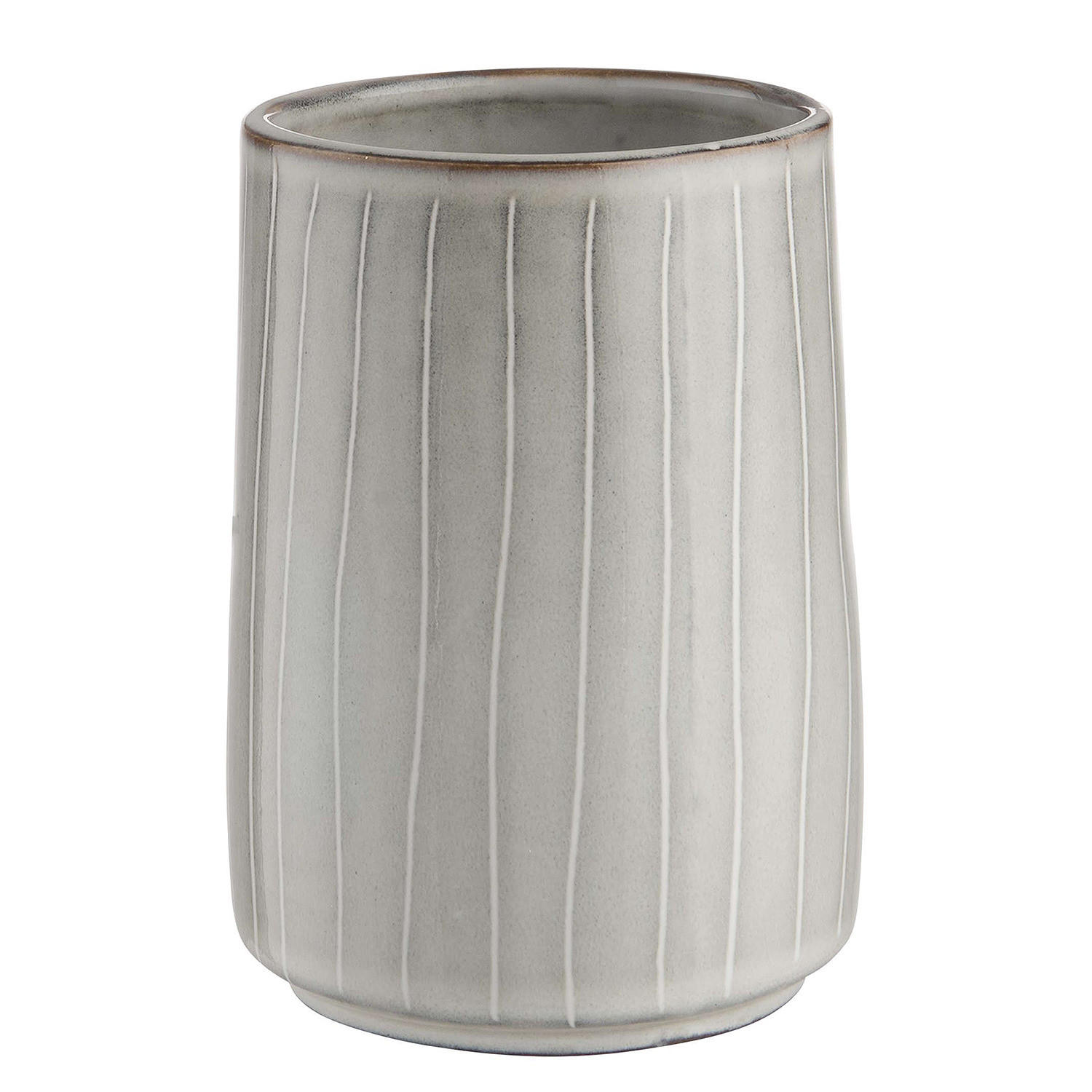 ZAHNPUTZBECHER Henley - Grau, Keramik (8/11/8cm) - Butlers