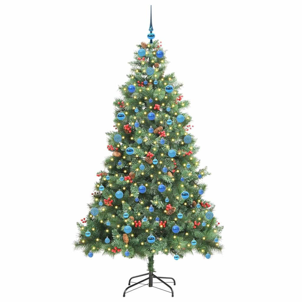 vidaXL Weihnachtsbaum Grün 210 cm
