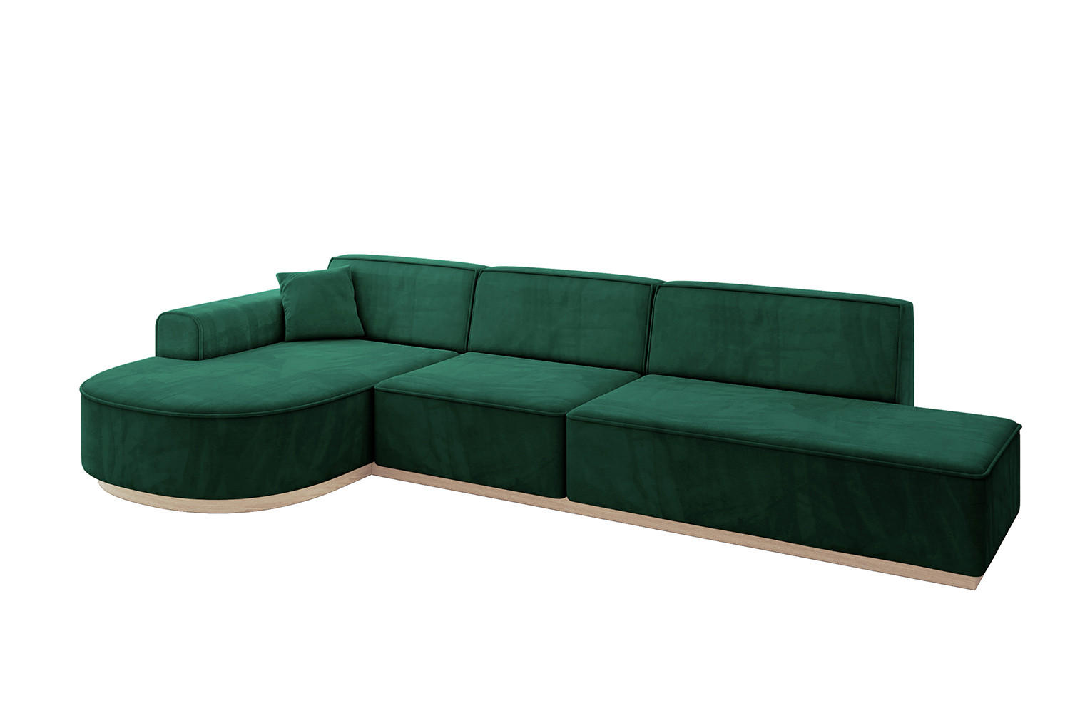 Altdecor Ecksofa Grün 328x171 cm