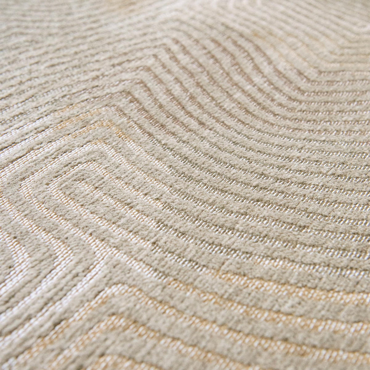 TEPPICH Shell Beige Meditation 170/240 cm - Beige, Textil (170/240cm) - Louis De Poortere