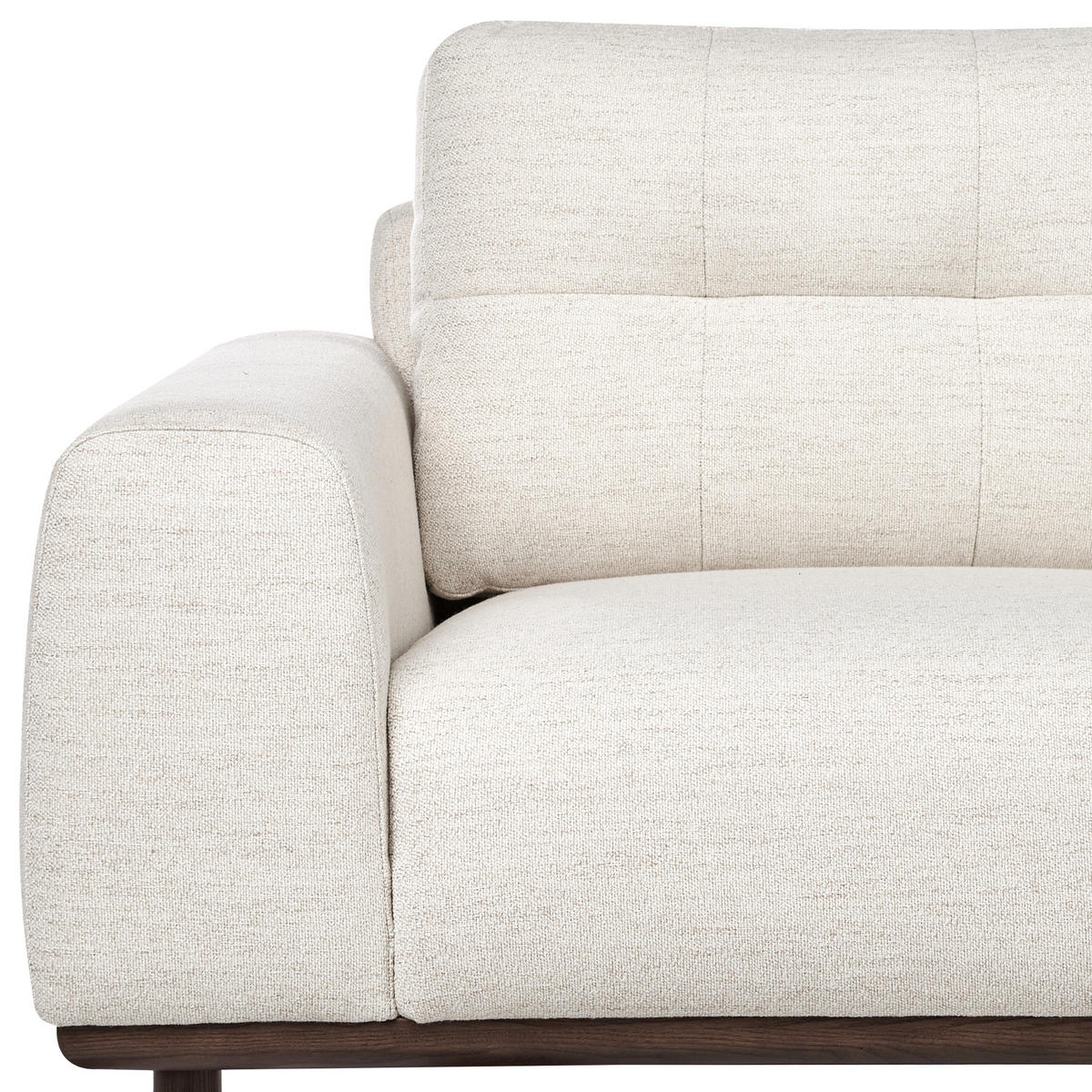 2-SITZER-SOFA Stoff Hellbeige Laurila - Beige, Textil (170/71/92cm) - Beliani