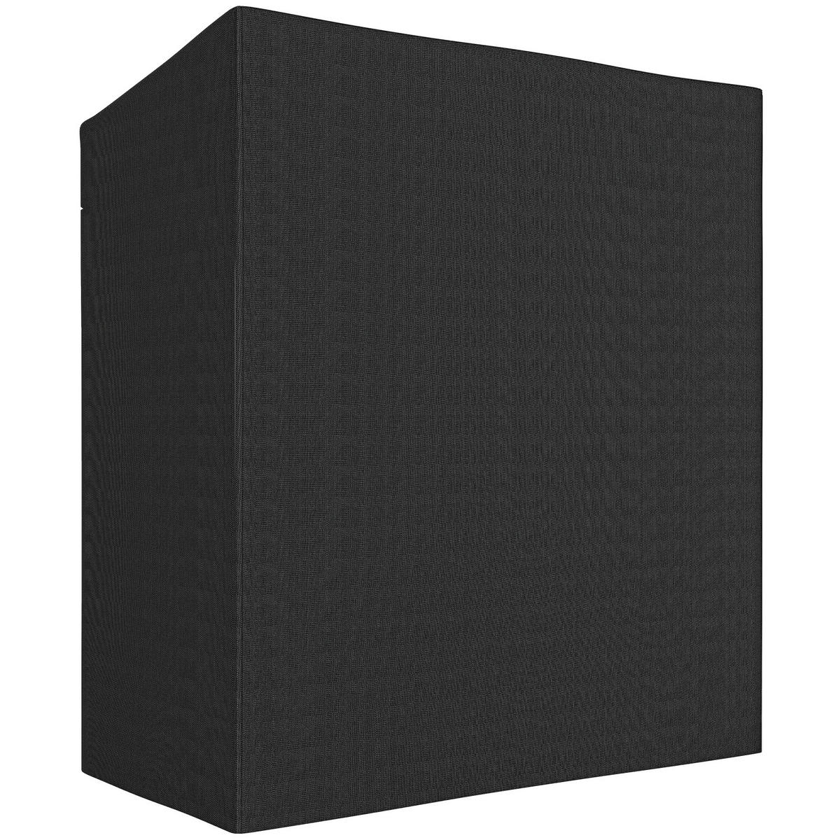 KAMINHOLZREGAL Metall 140 x 70 x 154 cm Aussen Brennholzregal mit Abdeckung - Schwarz, Textil/Metall (70/154/140cm) - Outsunny