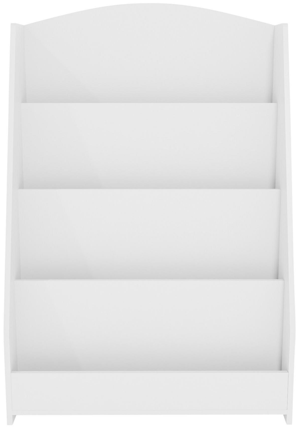 BÜCHERREGAL Holz weiß - Weiß, Holz (60/88/30cm) - CLP