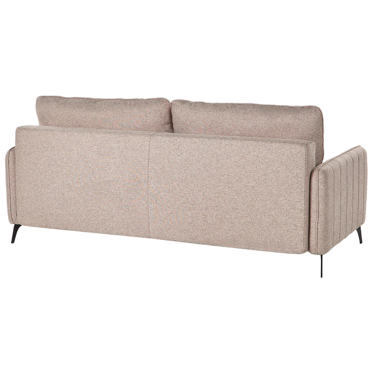 ROZKLÁDACÍ POHOVKA 3-místná Látka Světle hnědá Heming - světle hnědá, textil (200/88/90cm) - Beliani