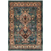 WEBTEPPICH Gabiro 13 60x90 cm - Grün, Textil (60/90cm) - THEKO