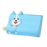 KINDERKISSEN Calmly Ergonomisch Hund 60 x 40 cm - Blau, Textil (2/10cm)