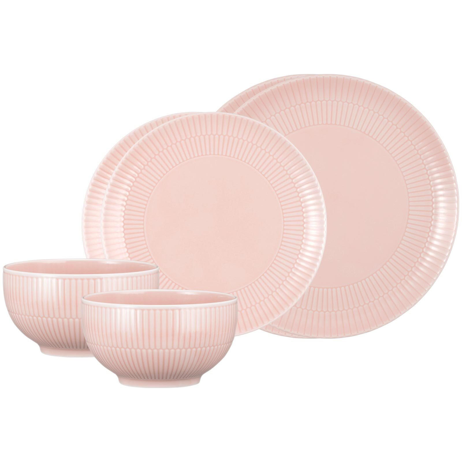 BASIC-SET Amina Rosé 6er Set - Rosa, Keramik (1/1/1cm) - Seltmann Weiden