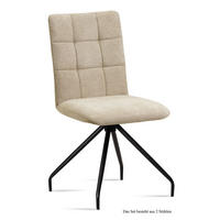 ESSZIMMERSTUHL (2er-Set) Devera 47x91x60 Schwarz/Natur - Schwarz/Naturfarben, Kunststoff (60/91/47cm) - 58aufmkessel