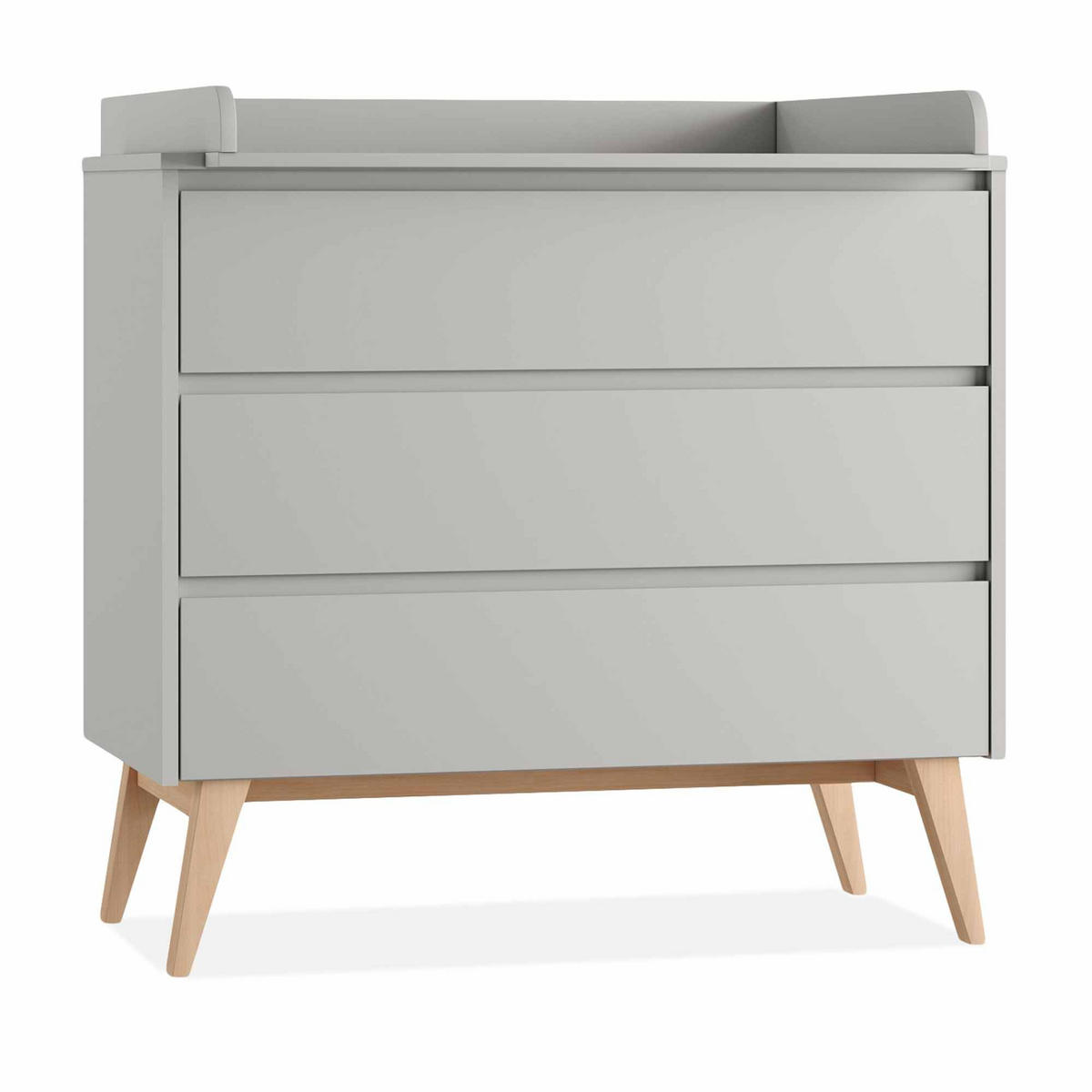 WICKELAUFSATZ Dambi - Grau, Holzwerkstoff (90/8/76cm) - KONSIMO®