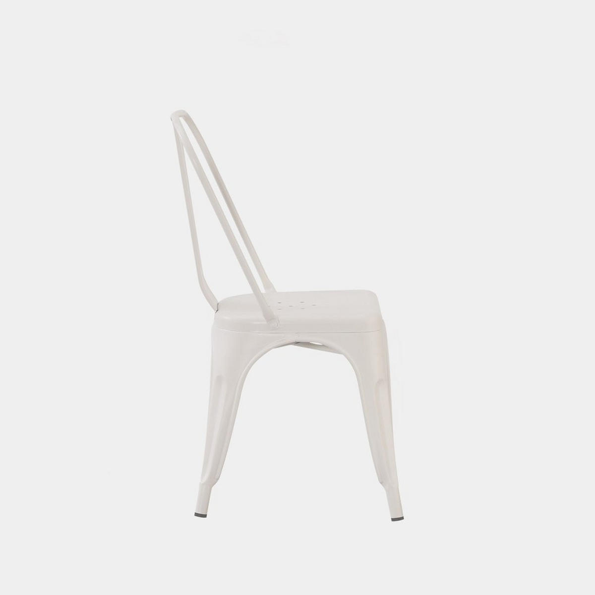 STUHL FÜR DRAUSSEN Hjorts Beige 46 cm x 85 cm - Beige, Metall (46/85/49cm) - Klast Home