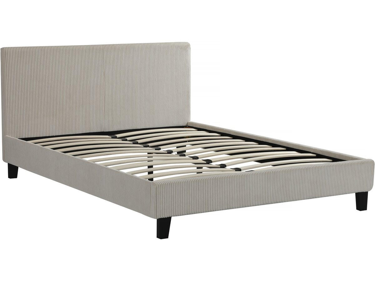 BETT ambre beige - Beige, Textil (200/160cm) - Habitat Garten