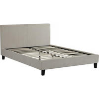 BETT ambre beige - Beige, Textil (200/160cm) - Habitat Garten