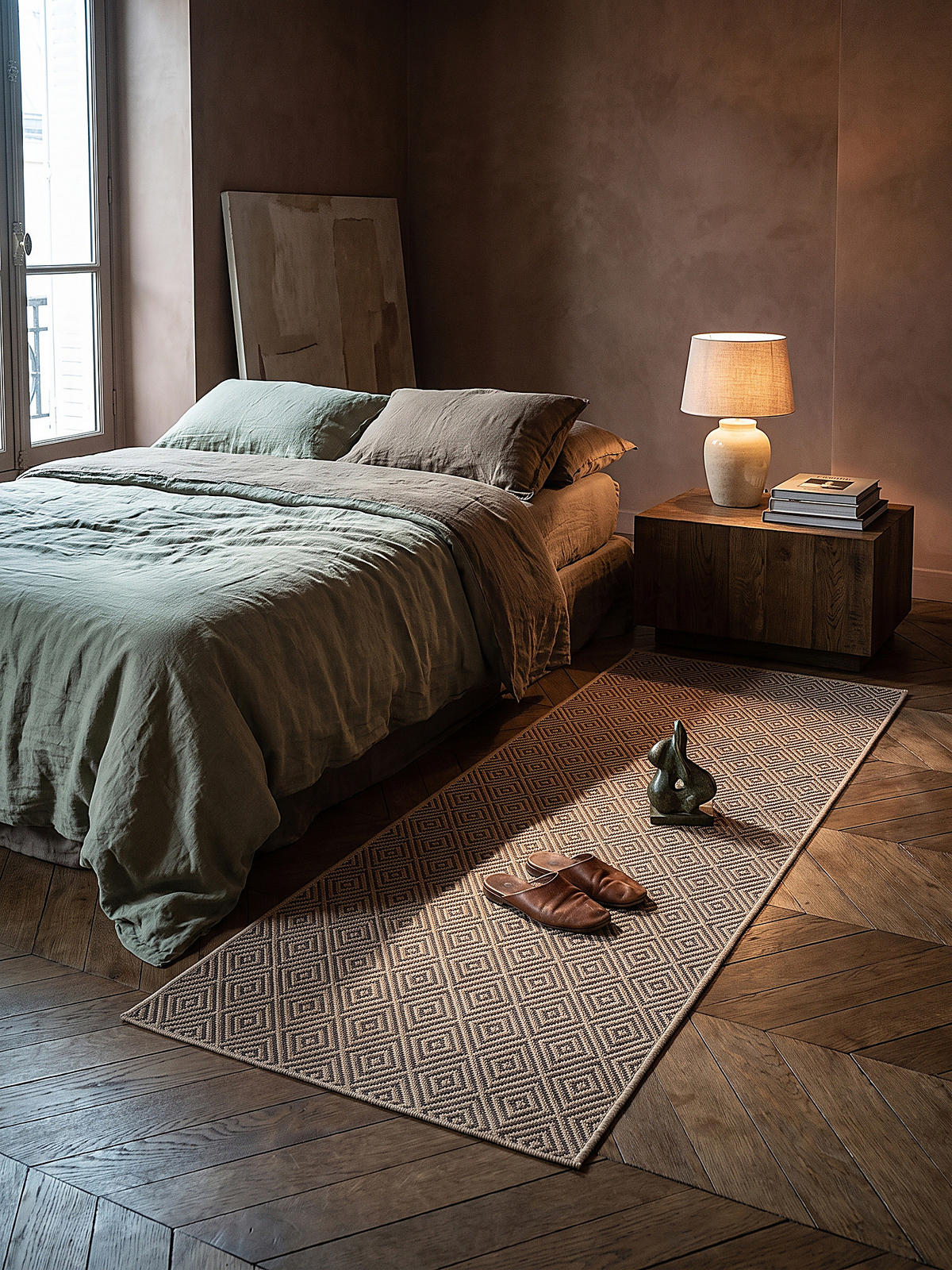 TEPPICHLÄUFER Karo CORDEV Polypropylen Natur 80 x 250 cm - Beige, Textil (80/250cm) - KADIMA DESIGN