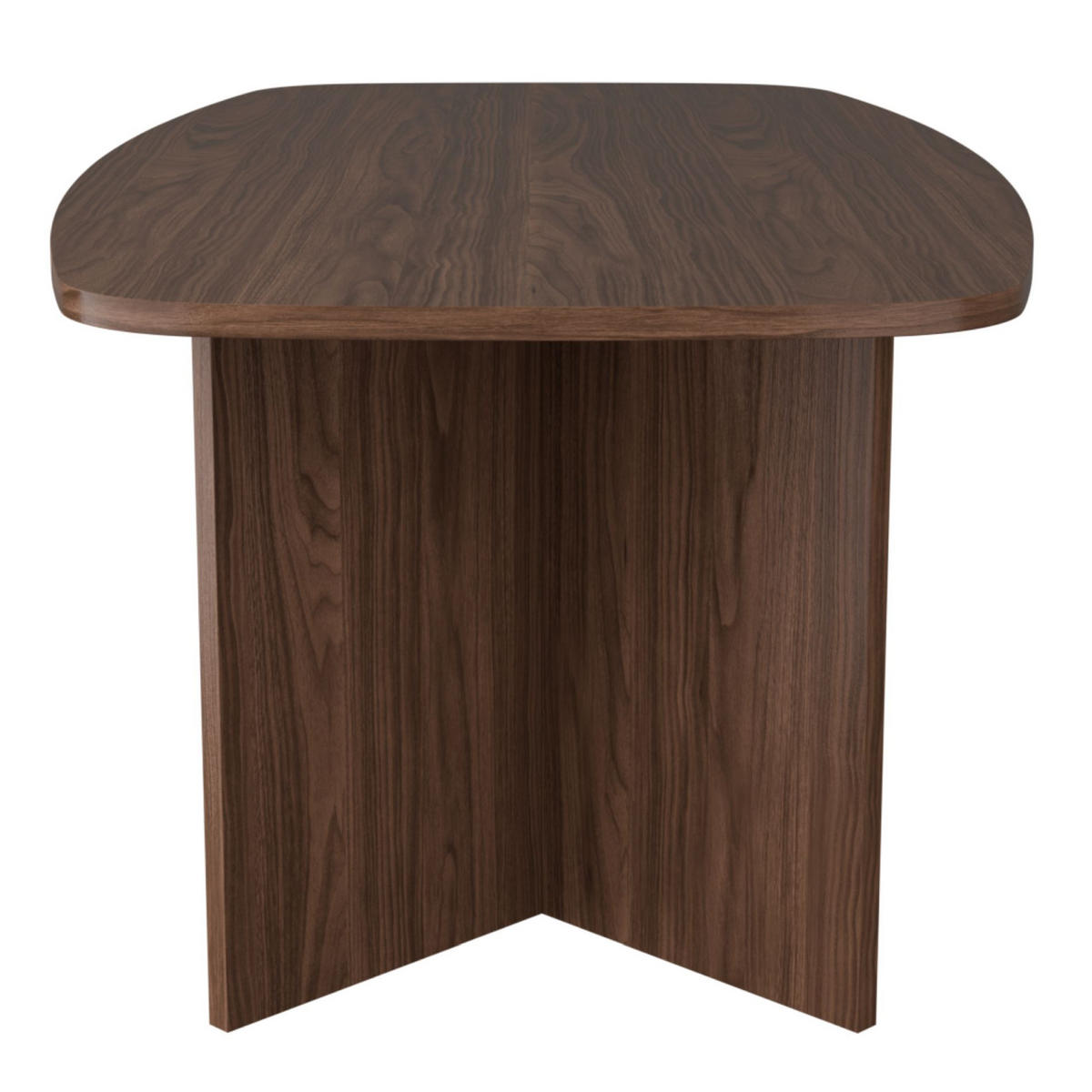 ESSTISCH PIANO Holzoptik Nussbaum Wisconsin 190x100 cm - Nussbaumfarben, Holzwerkstoff (100/190/74.5cm) - Selsey