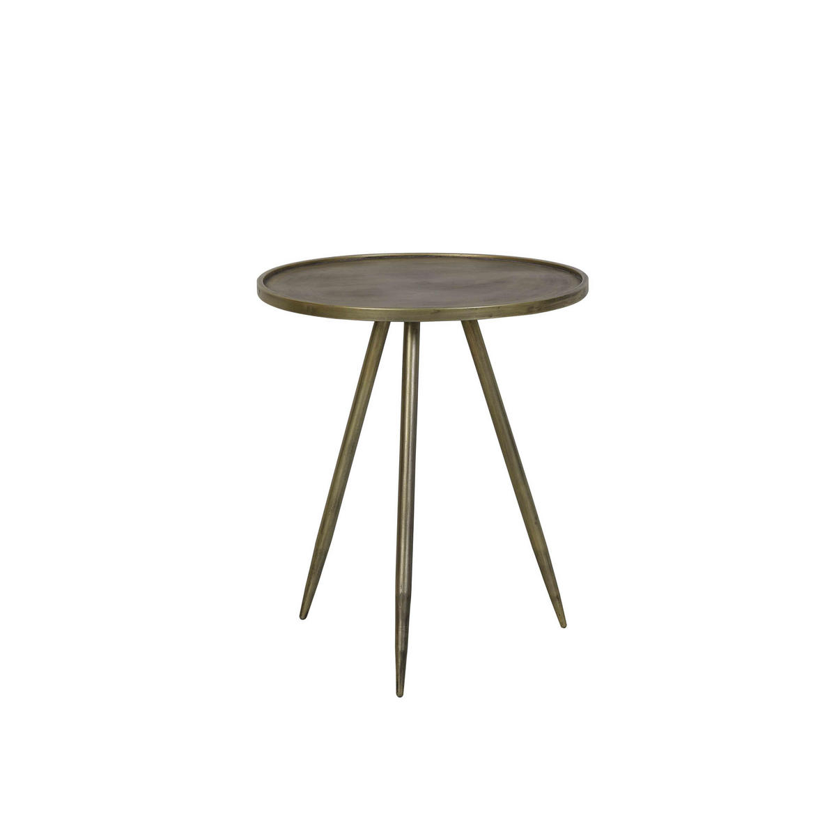 BEISTELLTISCH ENVIRA Gold 39.5/39.5/50.5 cm - Goldfarben, Metall (39.5/39.5/50.5cm) - Light & Living