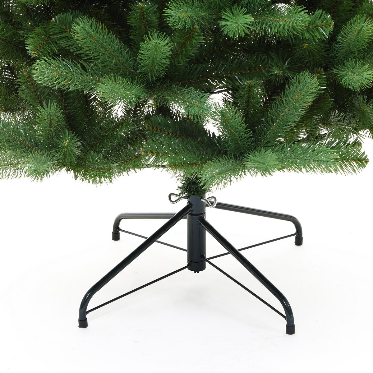 KÜNSTLICHER Weihnachtsbaum 185 cm,Fichten-Optik 819 PE-/PVC-Spitzen - Grün, Kunststoff (95/185cm) - Hometopia