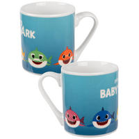 BECHER Baby Shark 5 Sharks Blau 230 ml - Blau, Keramik (0.23L) - United Labels