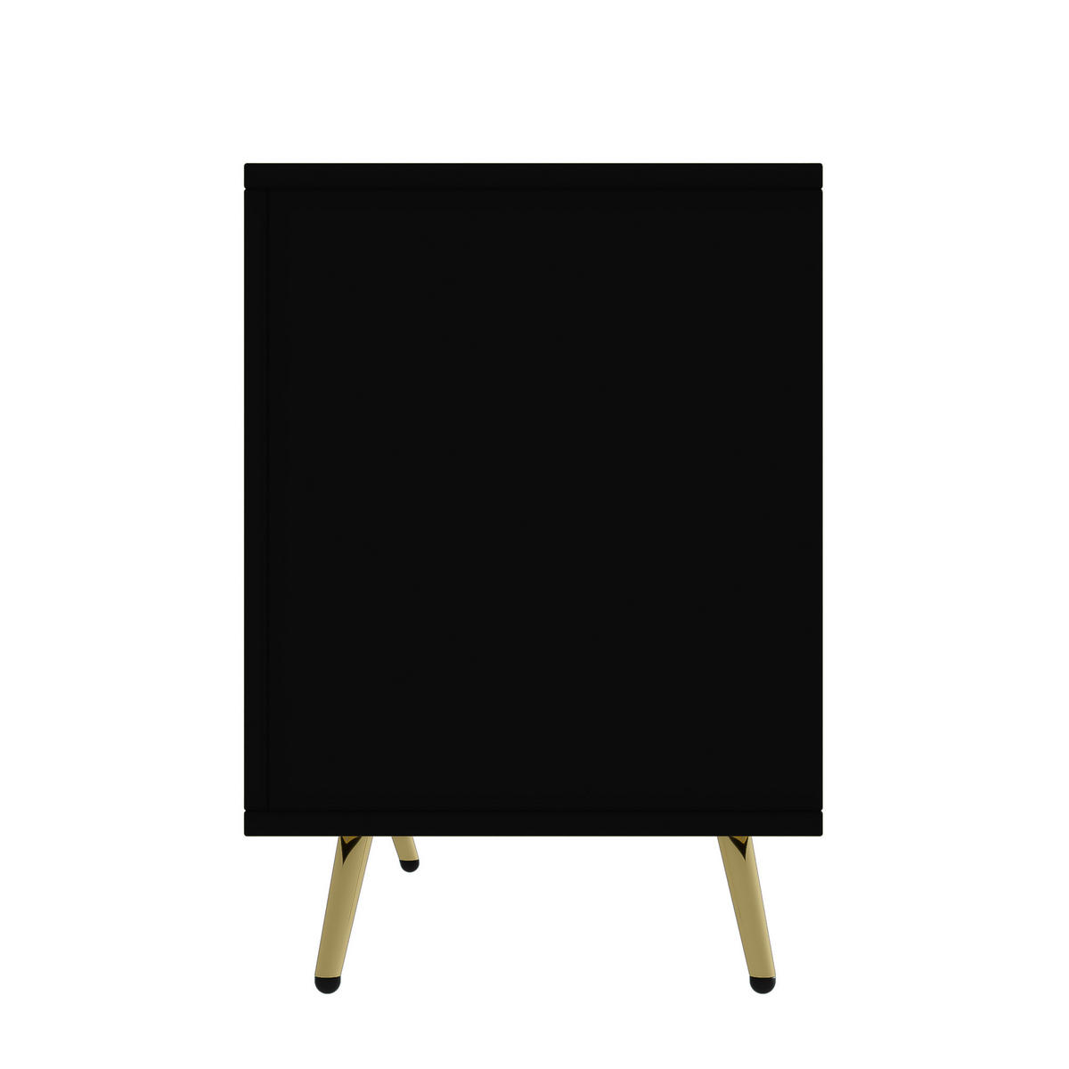 SIDEBOARD 160cm 4 Türen Hochglanz goldene Griffe modern - Multicolor, Holzwerkstoff (40/75/160cm) - FLIEKS