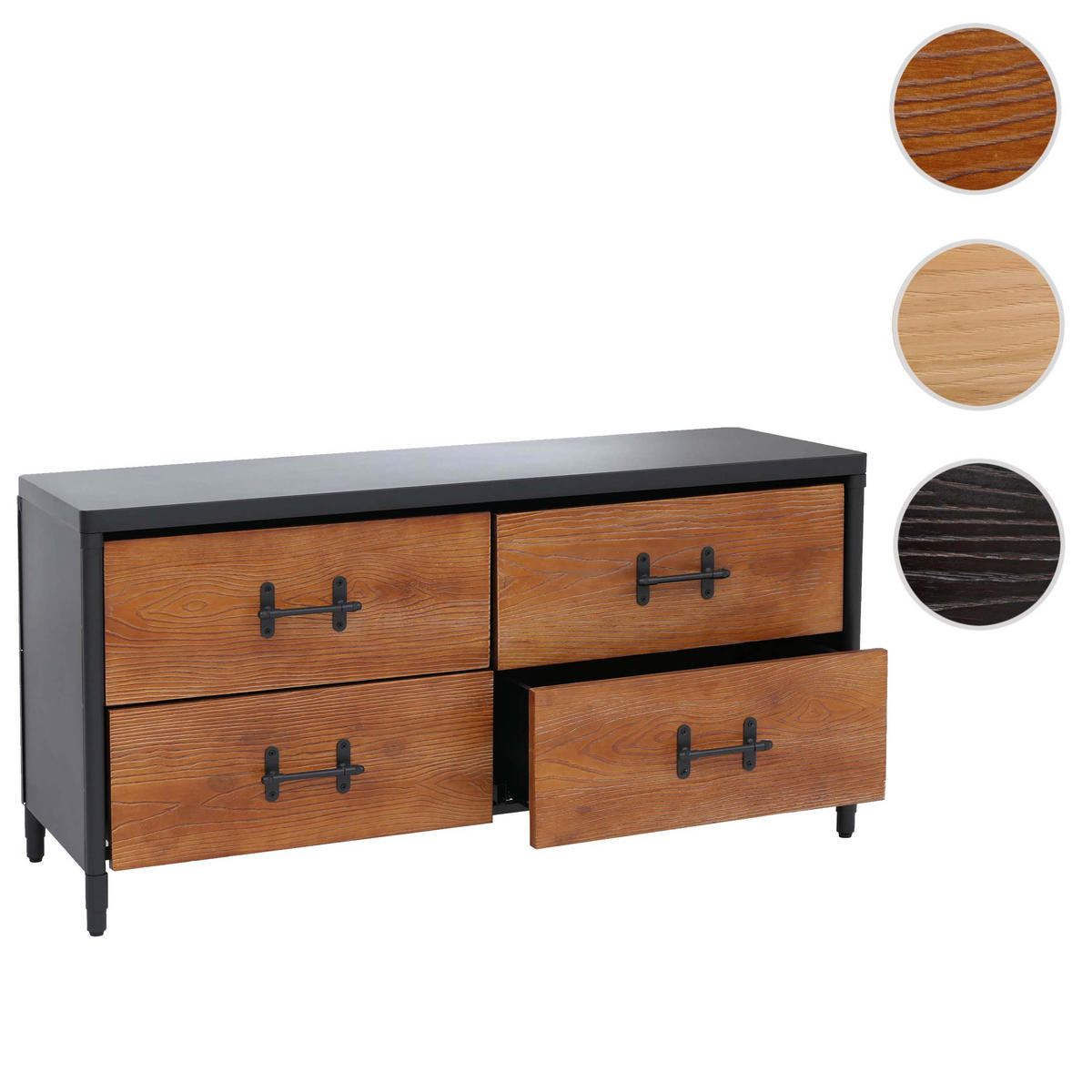 KOMMODE Braun - Braun, Holz (120/60/40cm) - MCW