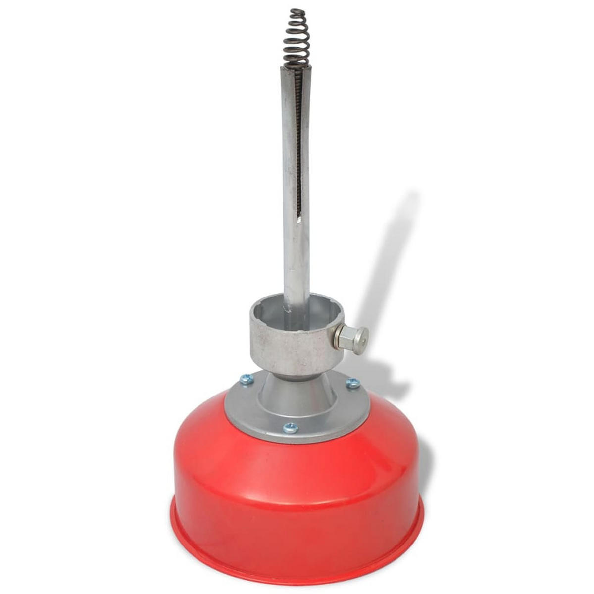 ROHRREINIGUNGSMASCHINE 250W 15m/16mm und 4,5m/9,5mm - Rot, Kunststoff (37/17.5/31cm) - vidaXL