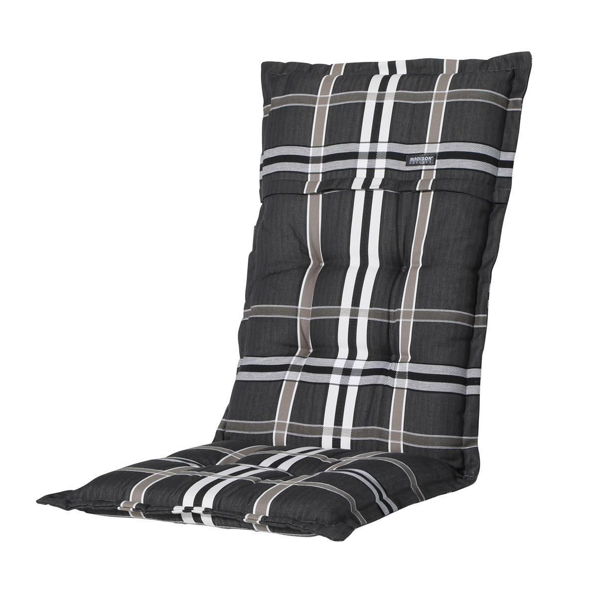 GARTENSTUHLKISSEN Nils 123/50 cm 4er-Set - Taupe, Textil (50/123cm) - Madison