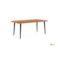 KAFFEETISCH LINA - Kernbuche, Holz (110/60/48cm) - byoak
